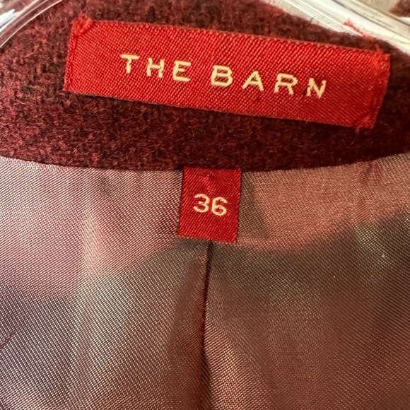 The Barn Classic Timeless Wool Jacket Skirt Set Brass Color Details Womens 36 - Picture 4 of 16